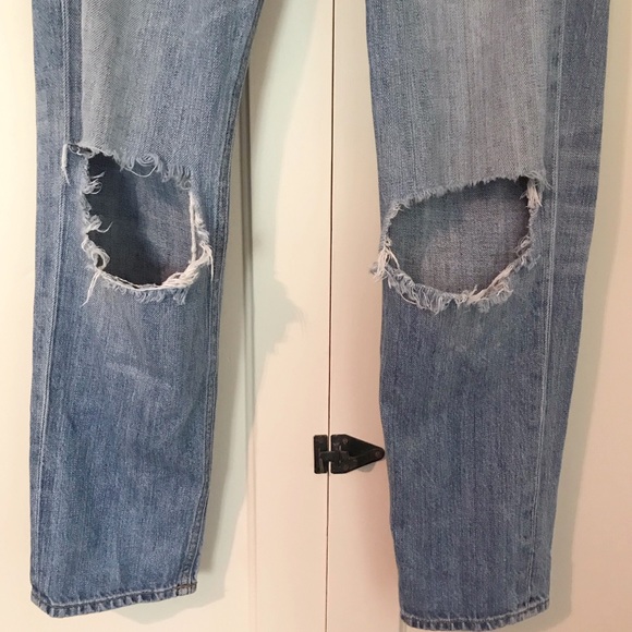 rag & bone Distressed Boyfriend Jeans - Picture 6 of 9